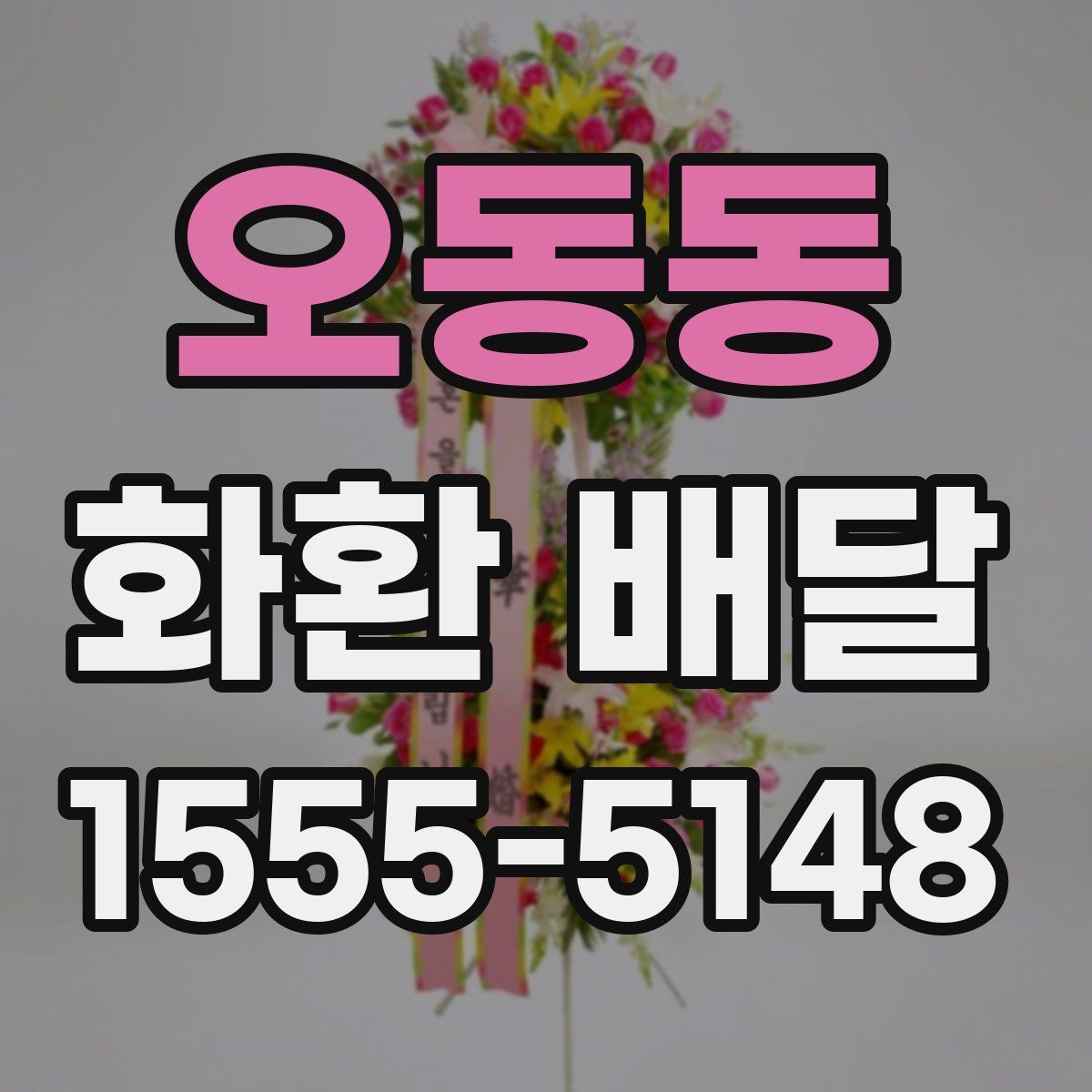 오동동 화환 배달