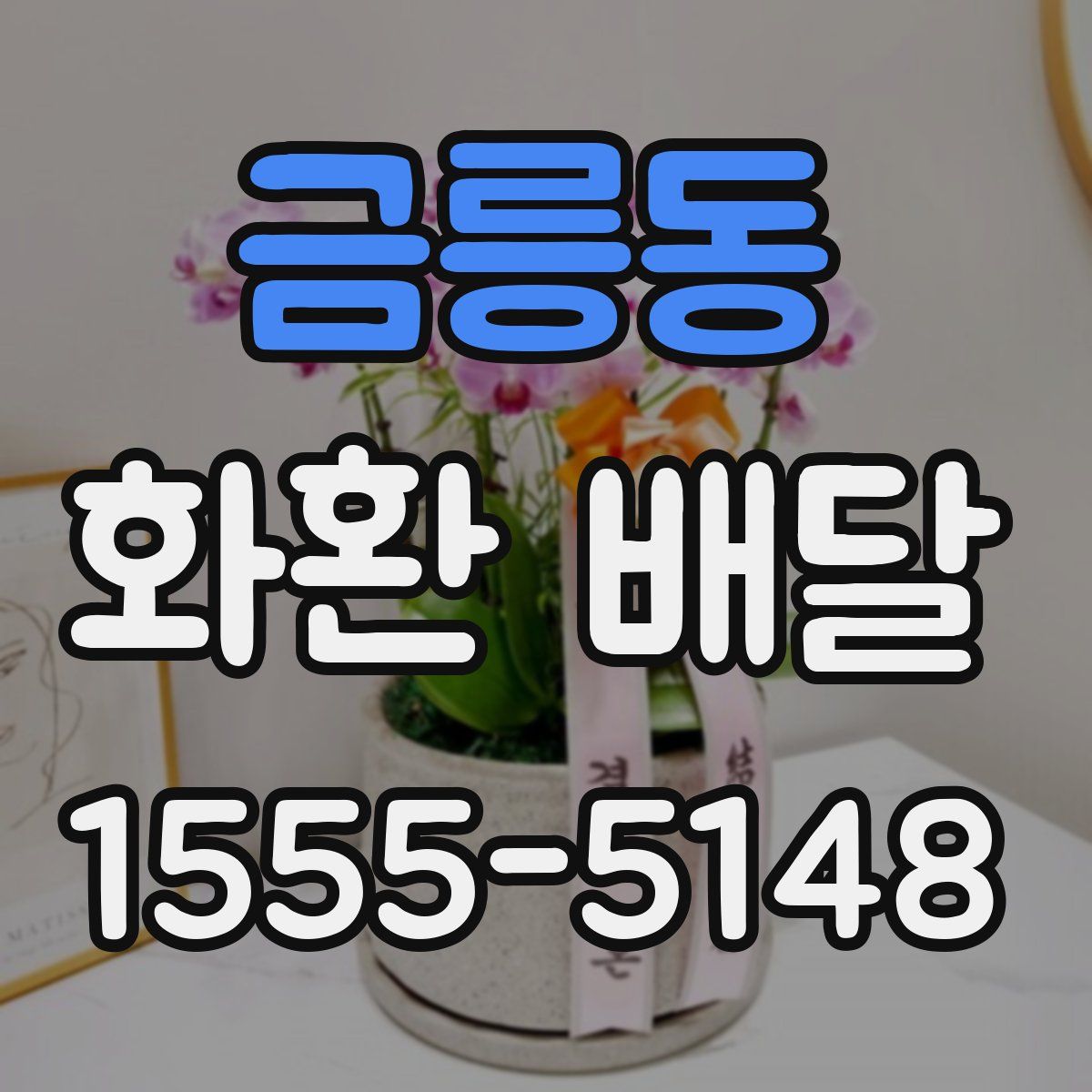 금릉동 화환 배달