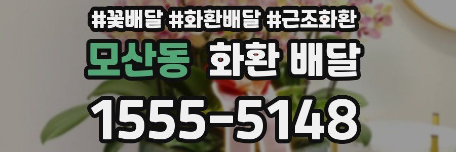 모산동 화환 배달