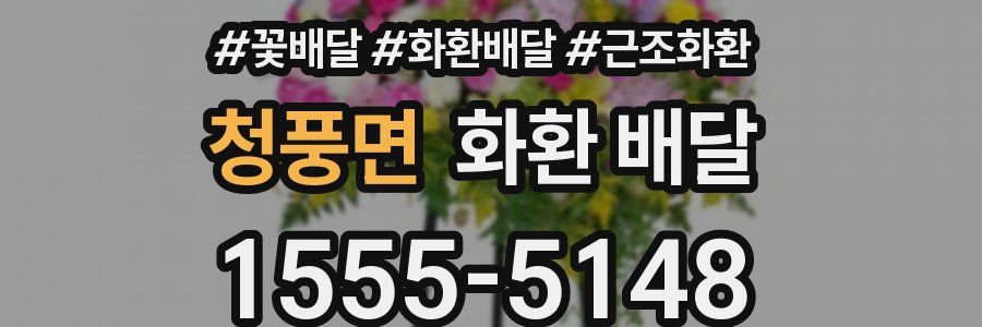 청풍면 화환 배달