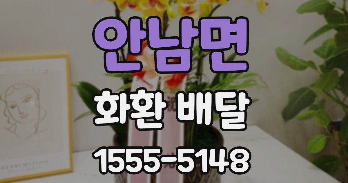 안남면 화환 배달