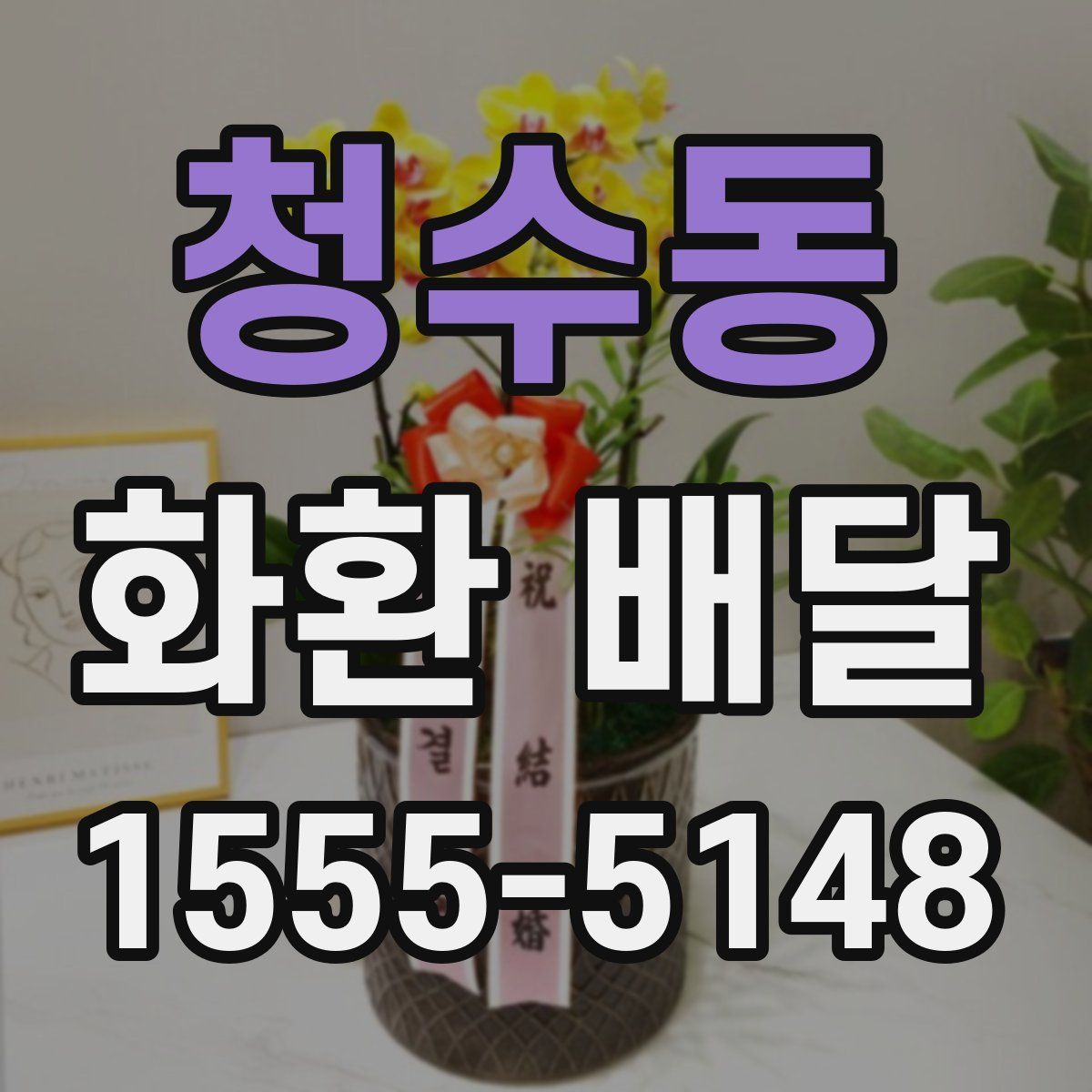 청수동 화환 배달