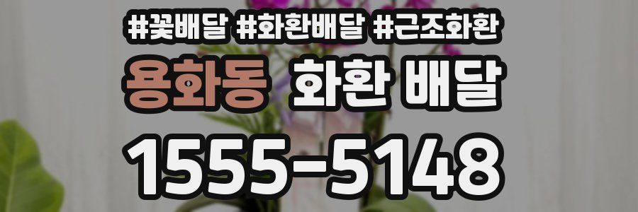 용화동 화환 배달