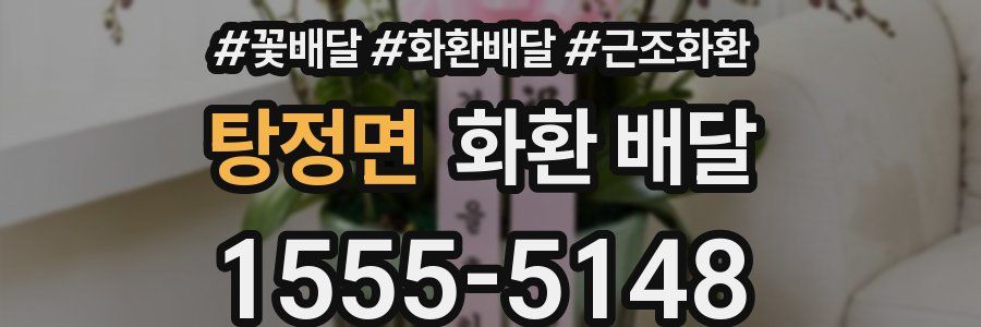탕정면 화환 배달
