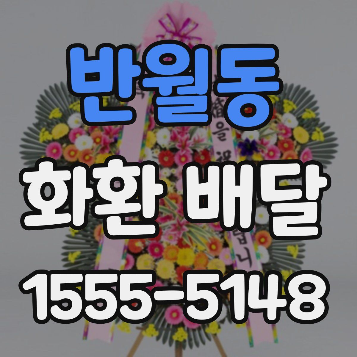 반월동 화환 배달