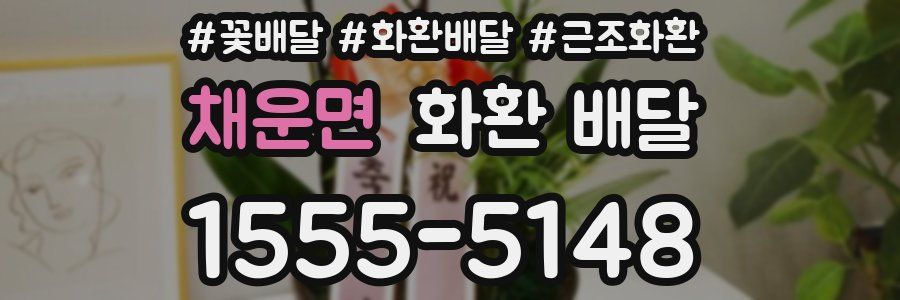 채운면 화환 배달