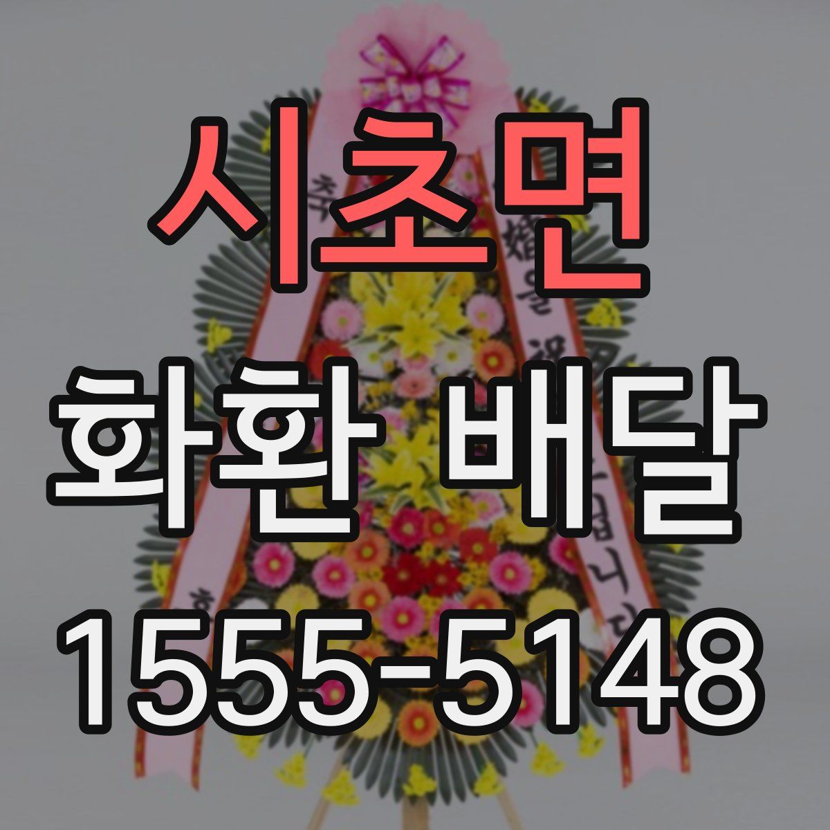 시초면 화환 배달
