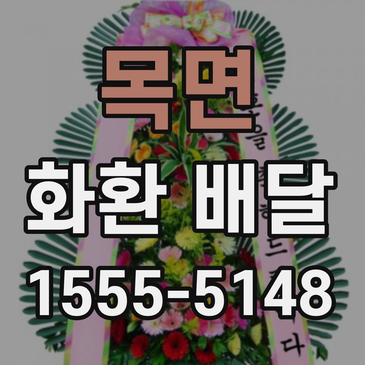 목면 화환 배달