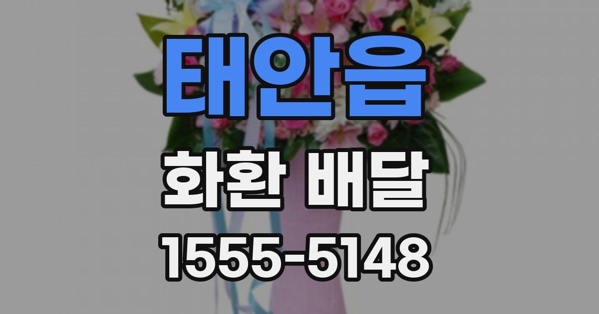 태안읍 화환 배달