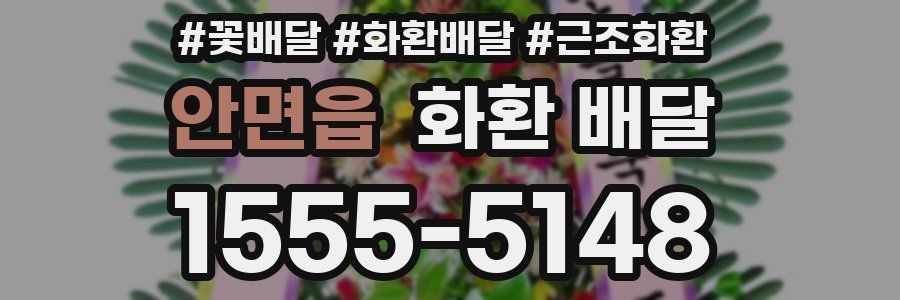 안면읍 화환 배달