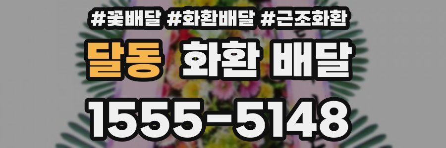 달동 화환 배달
