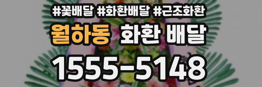 월하동 화환 배달