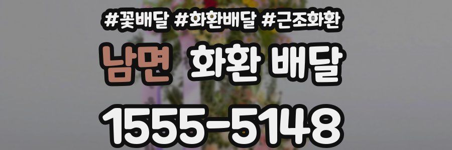 남면 화환 배달