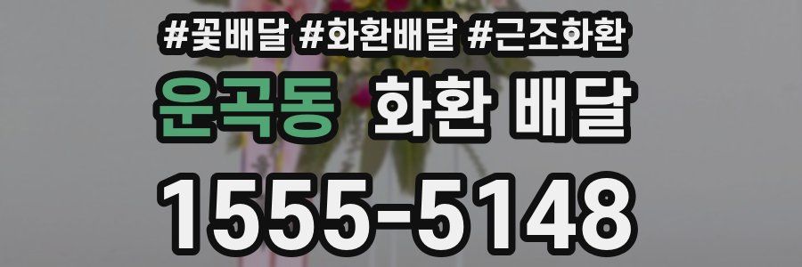 운곡동 화환 배달
