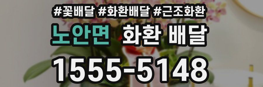 노안면 화환 배달