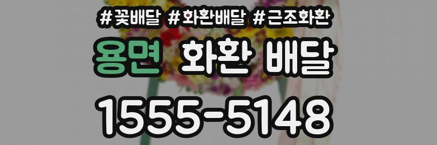 용면 화환 배달