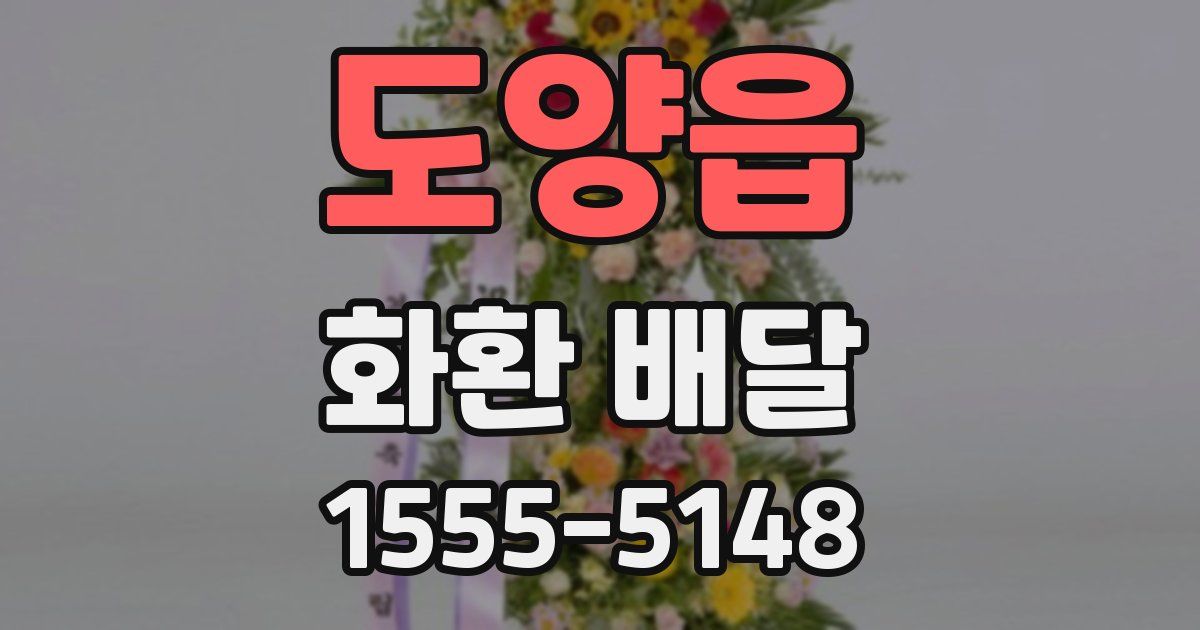 도양읍 화환 배달