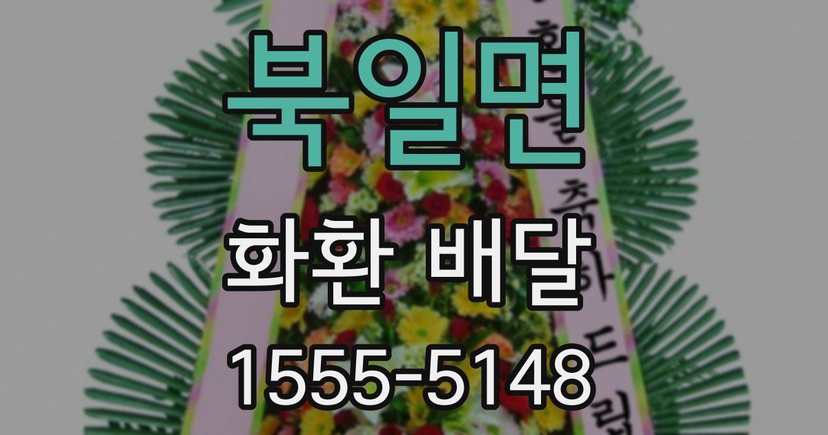 북일면 화환 배달