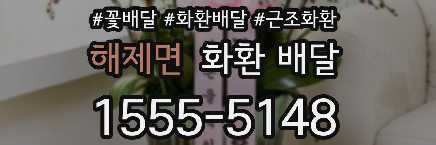 해제면 화환 배달