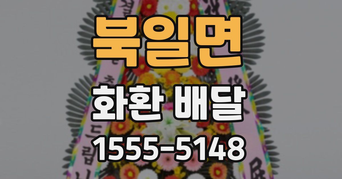 북일면 화환 배달