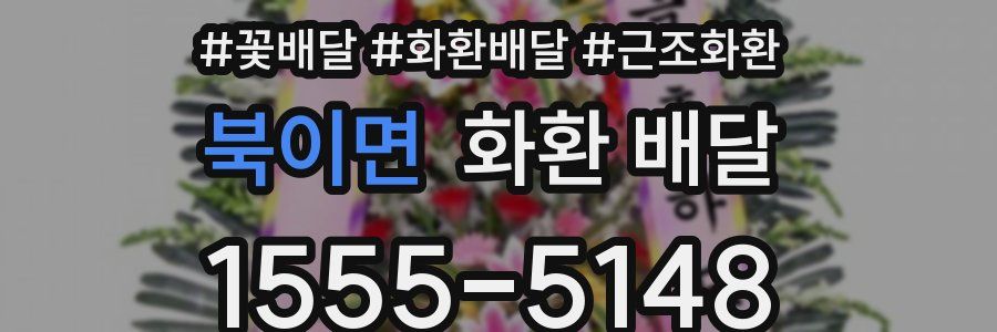 북이면 화환 배달