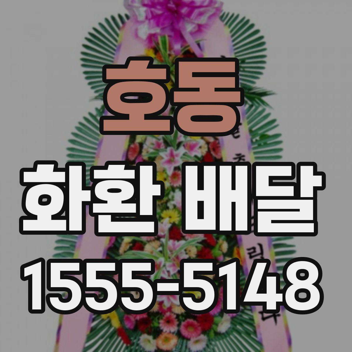 호동 화환 배달