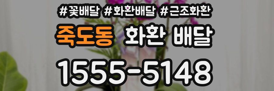 죽도동 화환 배달