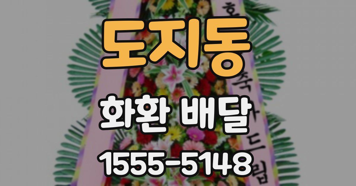 도지동 화환 배달