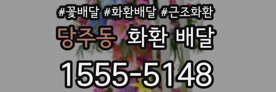 당주동 화환 배달