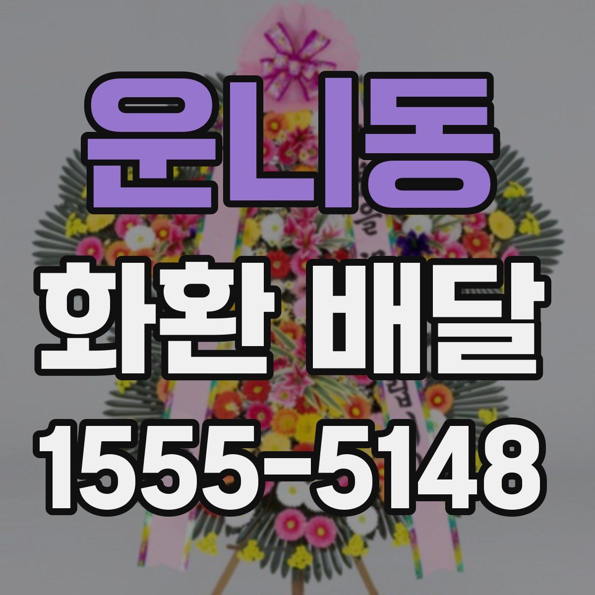 운니동 화환 배달