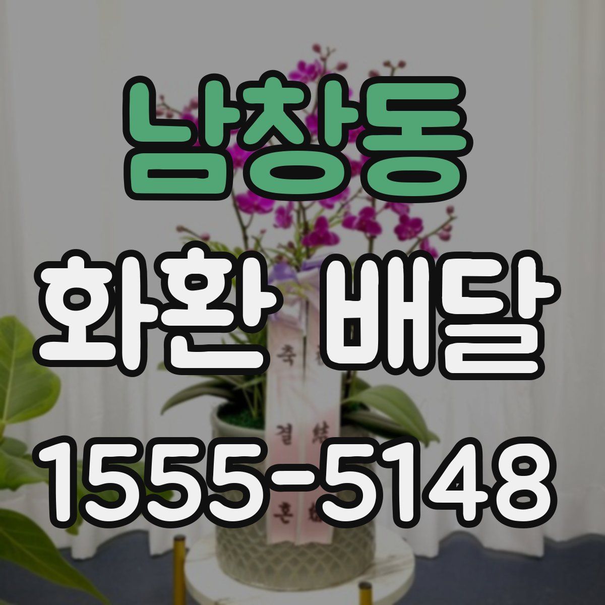 남창동 화환 배달