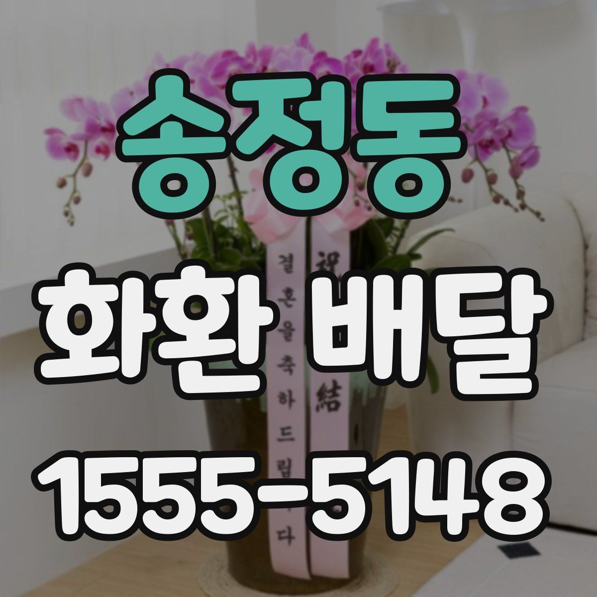 송정동 화환 배달