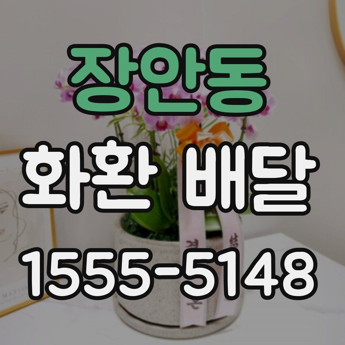 장안동 화환 배달 여러 장소로 나눠 보낼 때 편한 구성