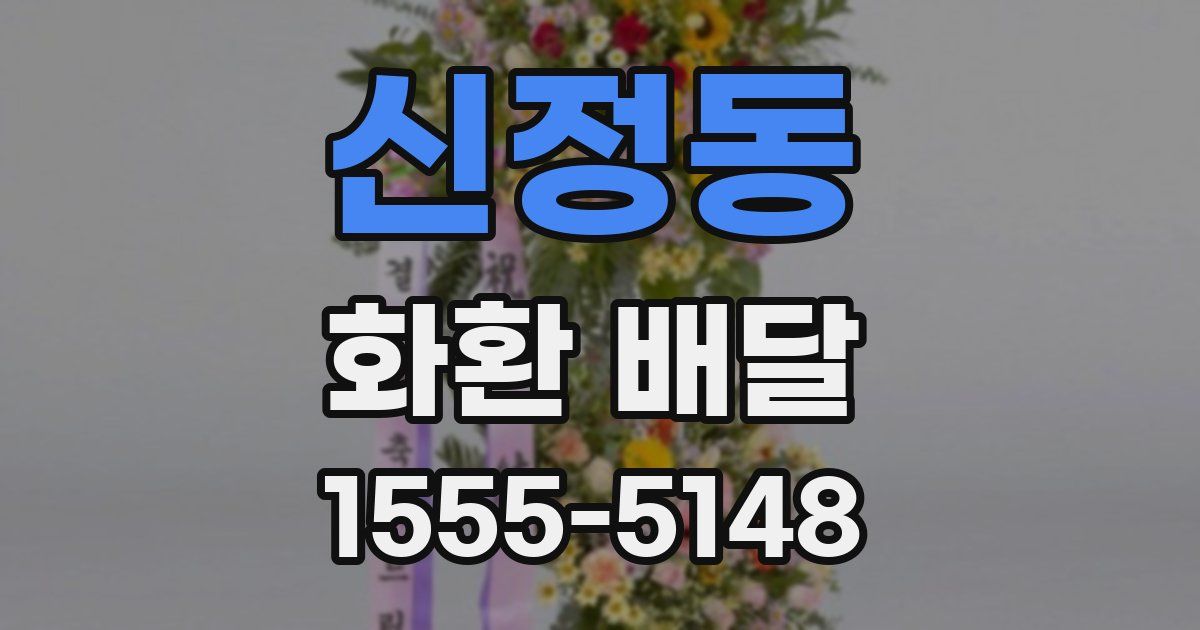 신정동 화환 배달