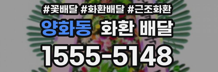 양화동 화환 배달