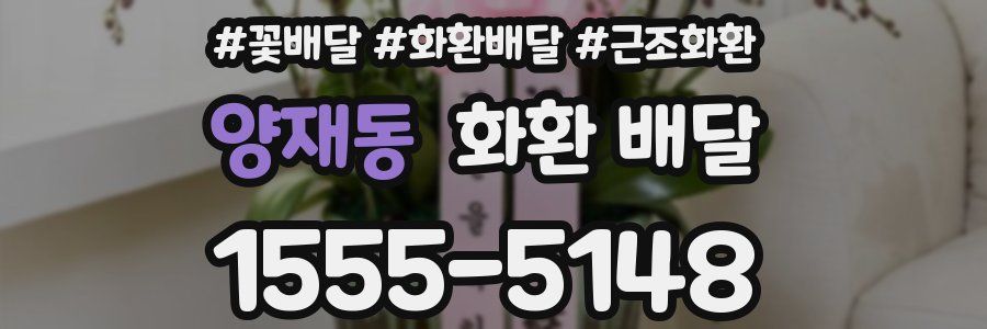 양재동 화환 배달