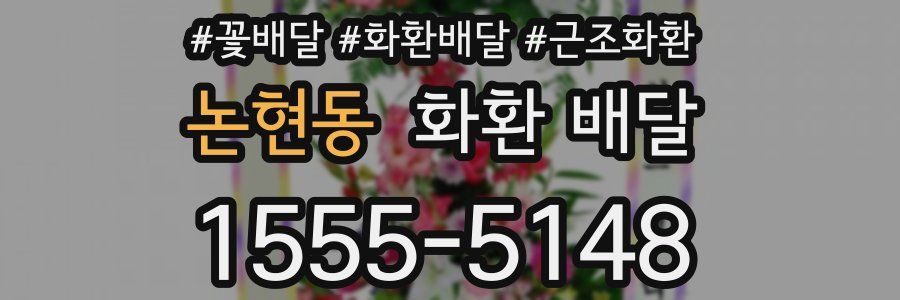 논현동 화환 배달