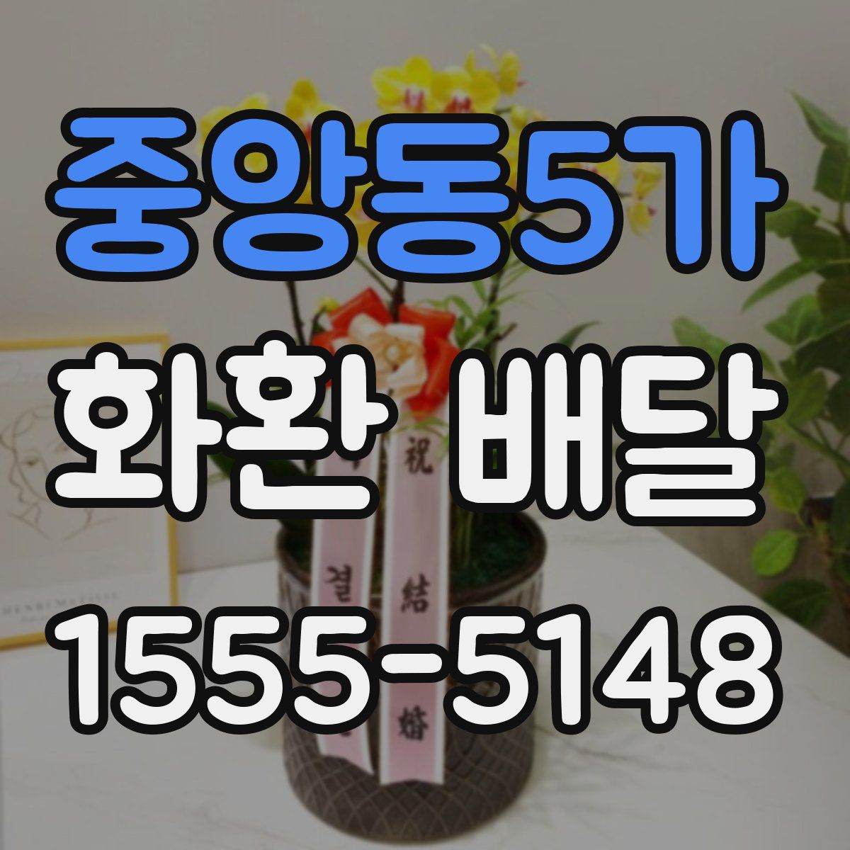 중앙동5가 화환 배달