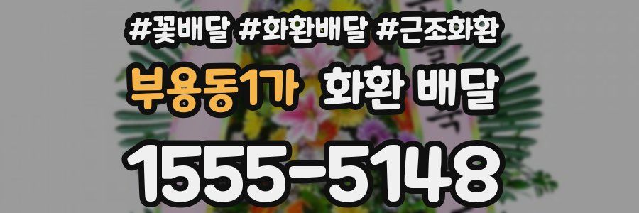 부용동1가 화환 배달