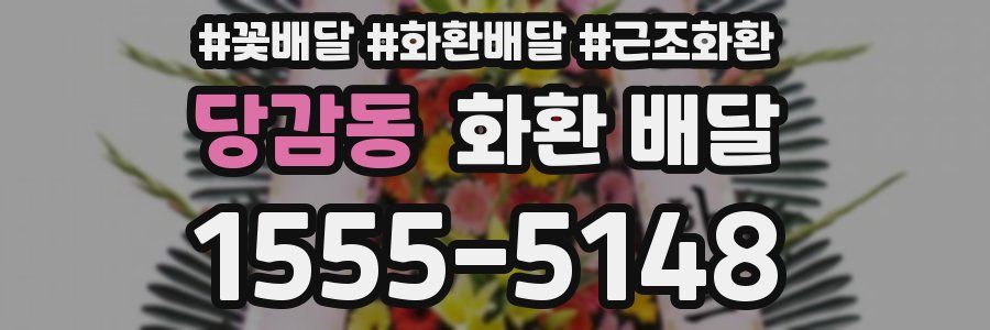 당감동 화환 배달