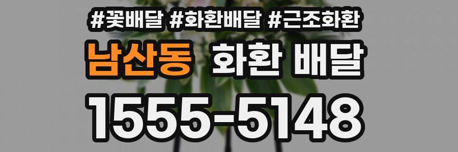 남산동 화환 배달