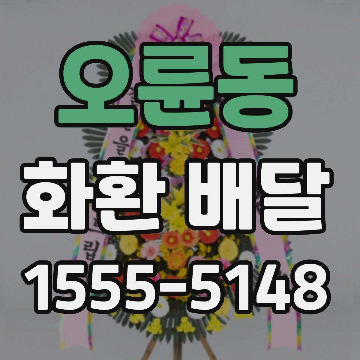 오륜동 화환 배달