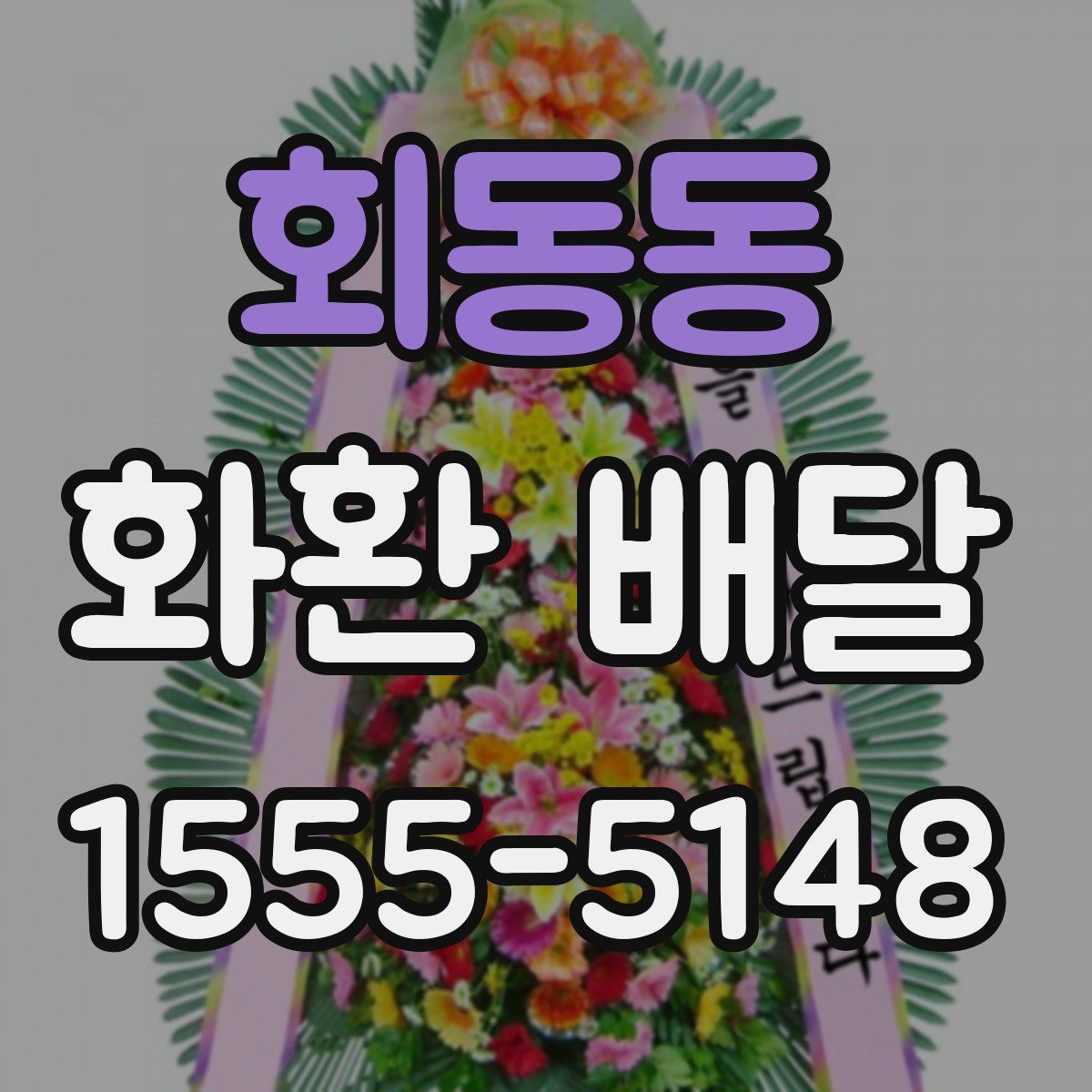 회동동 화환 배달