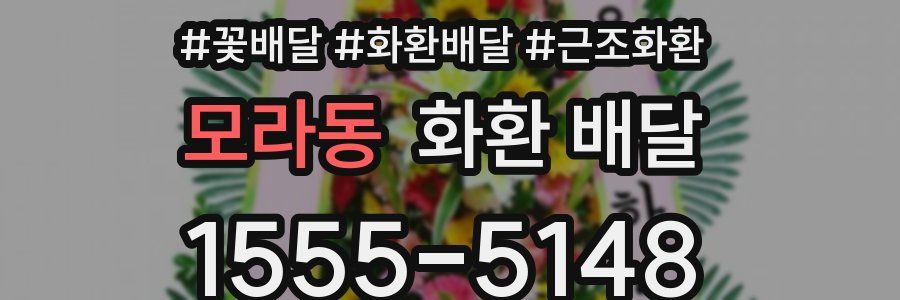 모라동 화환 배달