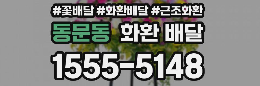 동문동 화환 배달