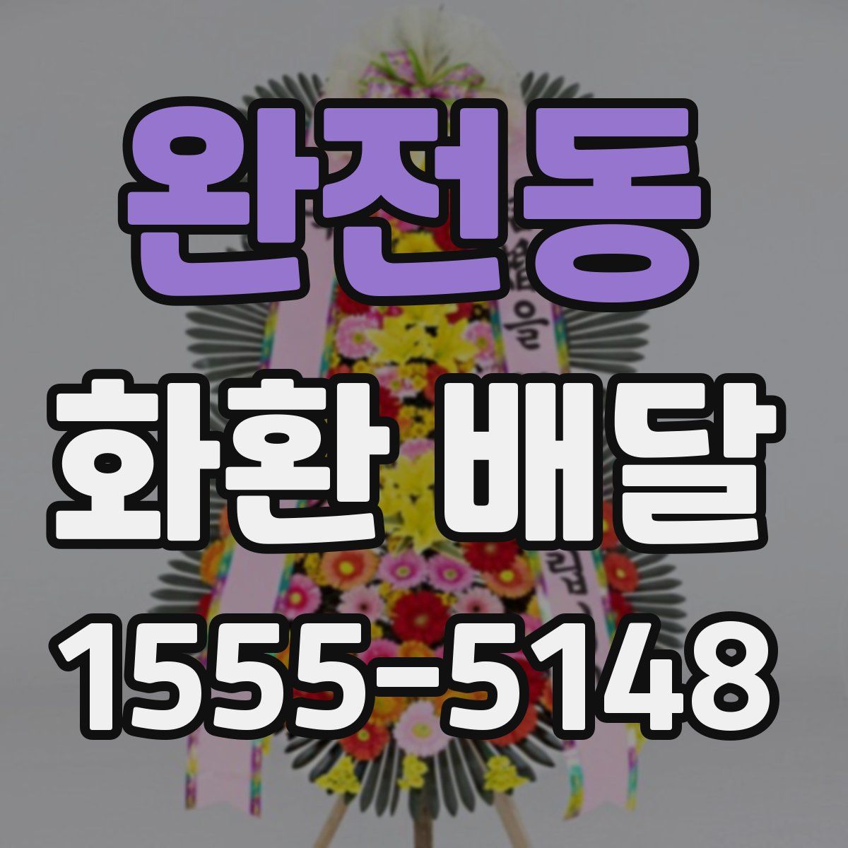 완전동 화환 배달