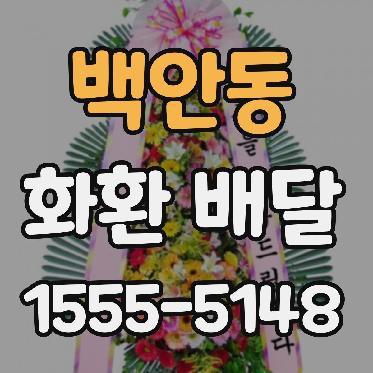 백안동 화환 배달