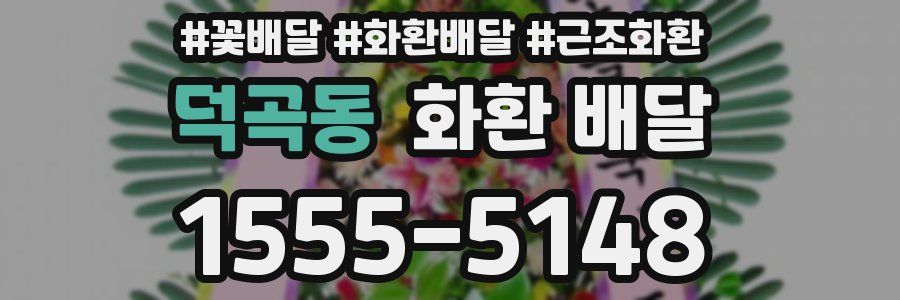 덕곡동 화환 배달