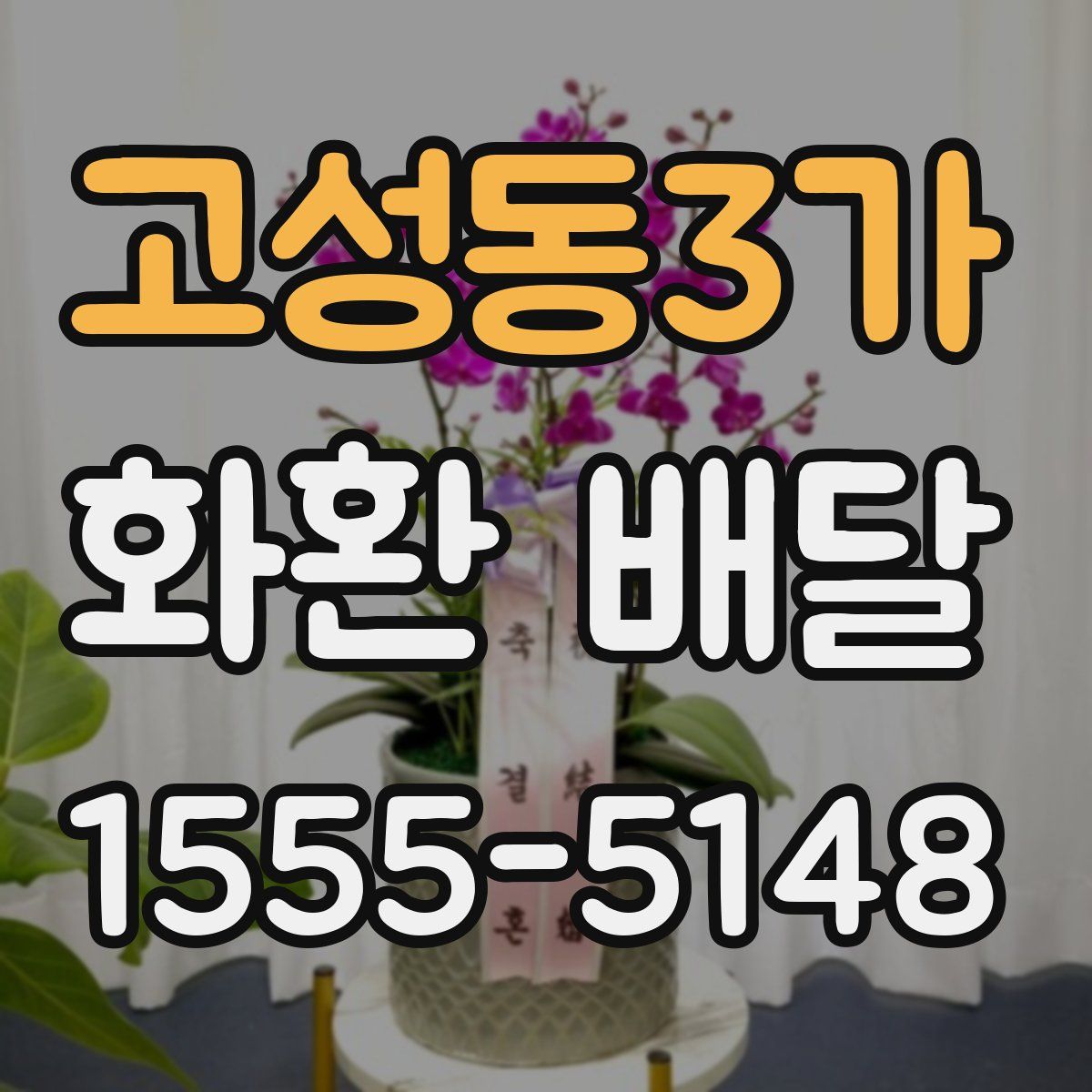 고성동3가 화환 배달