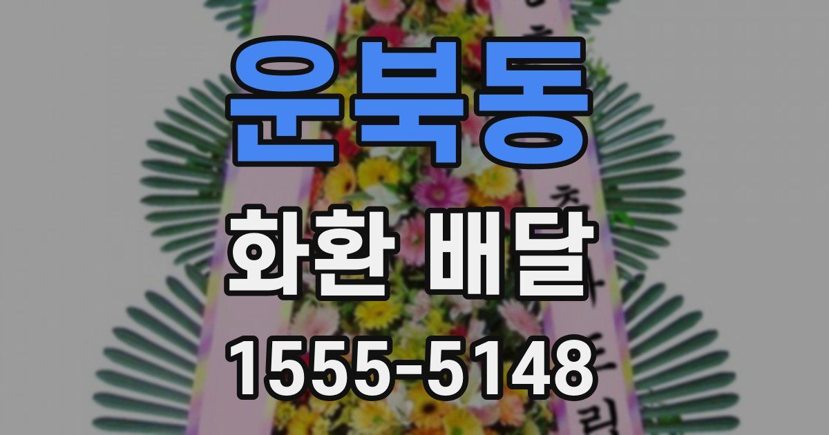 운북동 화환 배달